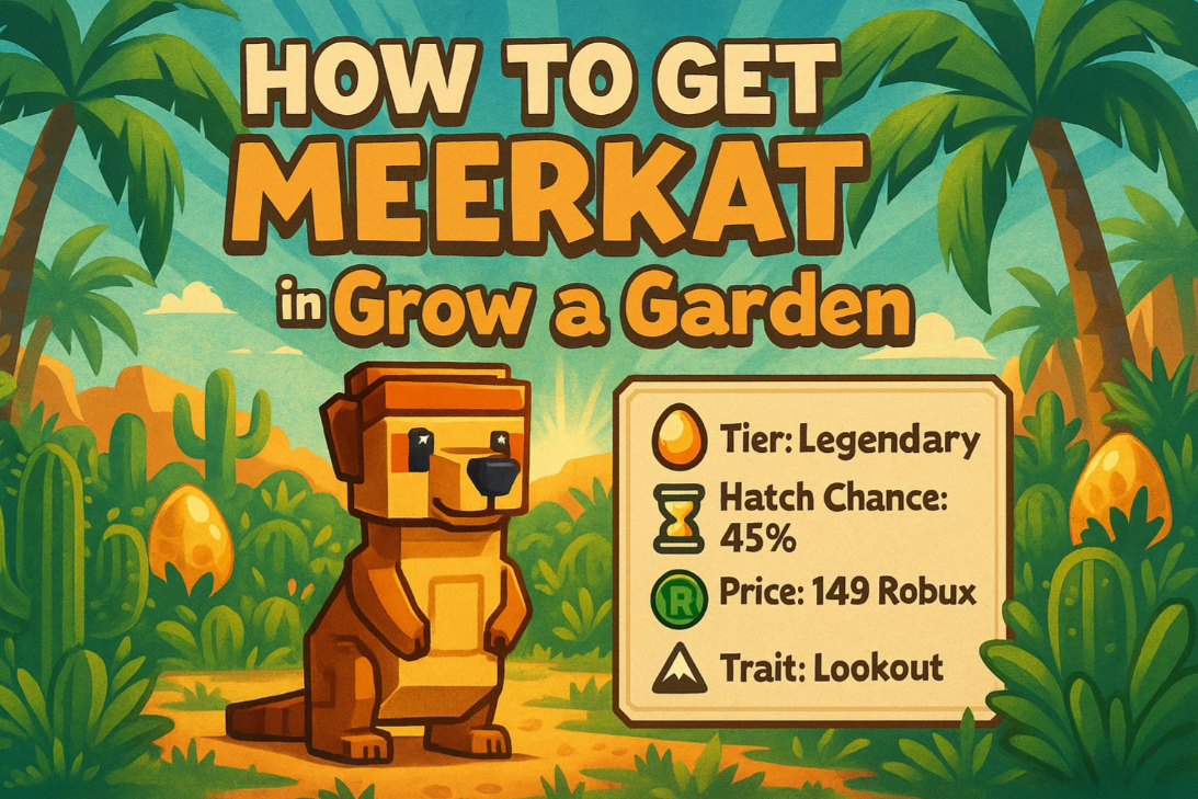 How to Get Meerkat in Grow a Garden